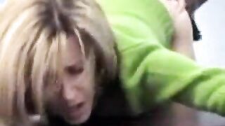 Real cheating wife bent over and doggystyle fucked by boss