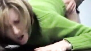 Real cheating wife bent over and doggystyle fucked by boss