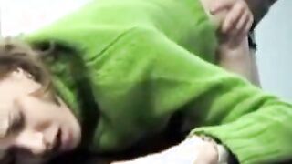 Real cheating wife bent over and doggystyle fucked by boss