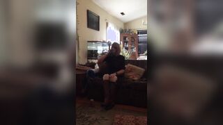 Real wife fucked by husband and friend.