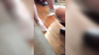 Real wife fucked by husband and friend.