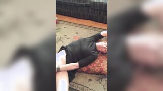 Real wife fucked by husband and friend.