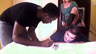 Cuckold watches while his wife drilled by a black guy Super Hot Films