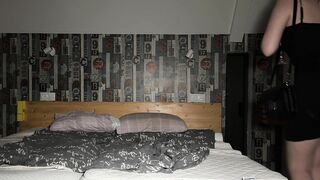 Fucked a busty babe after an afterparty at her boyfriend's apartment