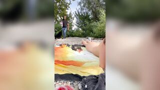 Oops! Got Caught Masturbating on a Beach, but I Kept Going