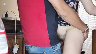 Best friends wife agrees with a quick cheating fuck