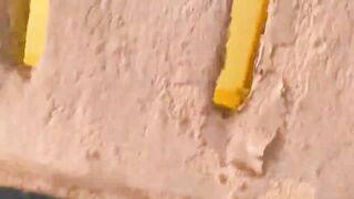 Added Viagra to the tea, and aroused the courier, fucked