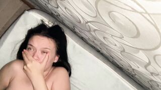 POV I bought movie tickets for parents in order to fuck my stepsister