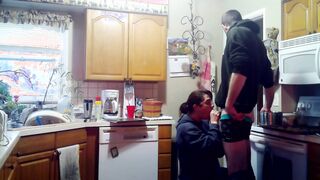 Fucking My Friends Wife - Milf Gets Fucked by Toy Boy on Kitchen Counter