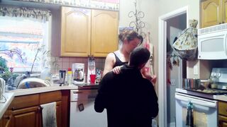 Fucking My Friends Wife - Milf Gets Fucked by Toy Boy on Kitchen Counter