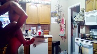 Fucking My Friends Wife - Milf Gets Fucked by Toy Boy on Kitchen Counter