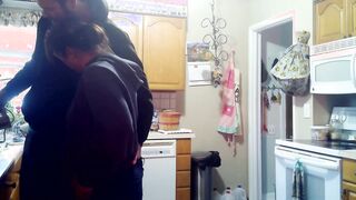 Fucking My Friends Wife - Milf Gets Fucked by Toy Boy on Kitchen Counter