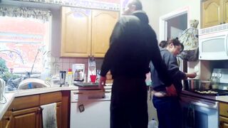 Fucking My Friends Wife - Milf Gets Fucked by Toy Boy on Kitchen Counter