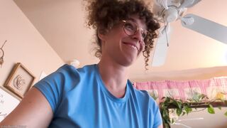 Curly hairted horny milf blowjob and doggy style hard fucking