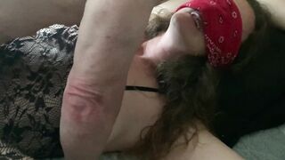Wife In Handcuffs And Blindfolded