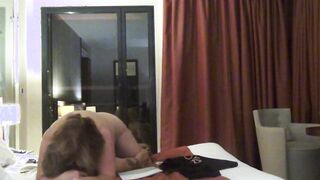 Helen gets her ass fucked in front of the hotel window
