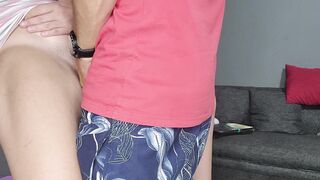 Fucking my wife while she was on her excercise bike
