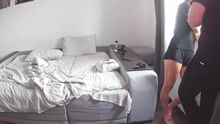 Hot wife fucks hard with our neighbor while I'm at work. Real cheating